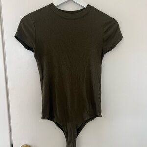 a new day Dark Olive Bodysuit